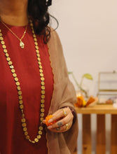'Aakar' Tribal Brass Necklace (Long)