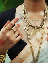 'Akira' Tribal Brass Necklace