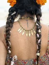'Akira' Tribal Brass Necklace