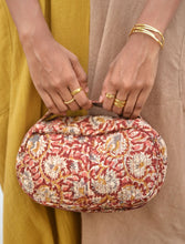 'Avantika' Kalamkari Jewelry/Travel Organizer in Pure Cotton