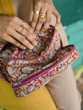 'Avantika' Kalamkari Jewelry/Travel Organizer in Pure Cotton