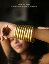 Bhumi भूमि Spiral Bangle (Brass)