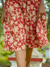 'Bloom' Boho Kalamkari Organic Cotton Dress (Limited Edition - Red)