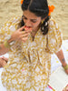 'Bloom' Kalamkari Boho Dress (Limited Edition - Yellow)