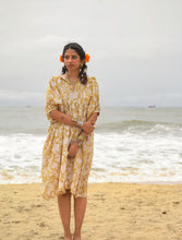 'Bloom' Kalamkari Boho Dress (Limited Edition - Yellow)