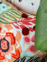 'Bloom your way' Kantha Hand-Embroidery Cushion Cover