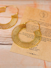 Chandni  Hoop Earrings (Brass)