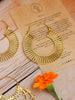 Chandni  Hoop Earrings (Brass)