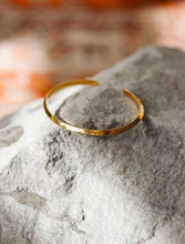 Devi | देवी  Minimal Gold-Plated Boho Cuff (Brass)