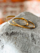 Devi | देवी  Minimal Gold-Plated Boho Cuff (Brass)