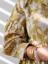 'Frida' Kalamkari Organic Cotton Boho Dress (Limited Edition - Mustard Yellow)