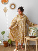 'Frida' Kalamkari Organic Cotton Boho Dress (Limited Edition - Mustard Yellow)