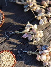 'Gypsy Soul' Boho Earrings (Jute & Seashells)