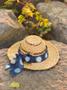 Kauna Grass Boho Beach Hat (with Scarf)