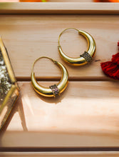 Jhoom Tribal Hoops (Brass)