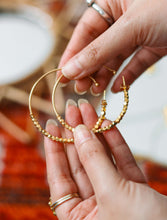 Juno 22kt Gold-plated Hoops (Brass)