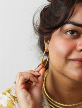 Juno 22kt Gold-plated Hoops (Brass)