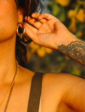 Kala I कला Tribal Hoops (Brass)