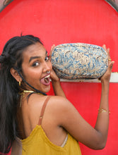 'Kalpana' Kalamkari Jewelry/Travel Organizer in Pure Cotton