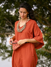 'Karuna' Kalamakari Fanny Pack in Pure Cotton