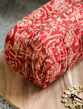 'Karuna' Kalamkari Jewelry/Travel Organizer in Pure Cotton