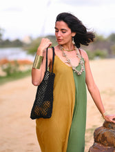 Kinnari Boho Beach Tote Bag (Black)
