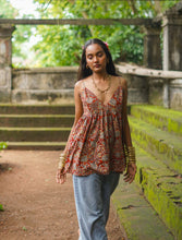 'Madhavi' Kalamkari Top (Organic Cotton)
