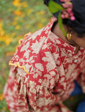 'Malti' Kalamkari Boho Blouse Top (Limited Edition - Red)