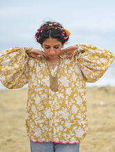'Malti' Kalamkari Boho Blouse Top (Limited Edition - Yellow)