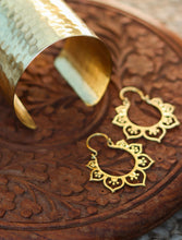 Mandala Tribal Earrings (Brass)