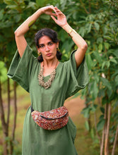 'Maya' Hand-printed Kalamakari Fanny Pack