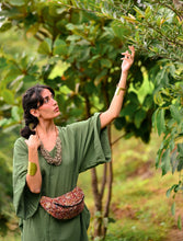 'Maya' Hand-printed Kalamakari Fanny Pack