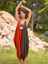 'Sufi' Double-Shaded Handloom Cotton Jumpsuit (3 Shades)