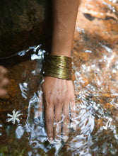 Mira Multi-layered Cuff (Brass Gold)