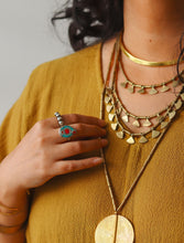Miraya Layered Tribal Necklace (Brass)
