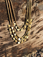 Miraya Layered Tribal Necklace (Brass)