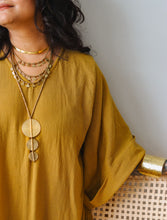 Miraya Layered Tribal Necklace (Brass)