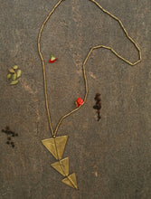 Moroccan Dreams Tribal Brass Necklace (Long)