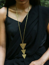 Moroccan Dreams Tribal Brass Necklace (Long)