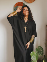 Moroccan Dreams Tribal Brass Necklace (Long)