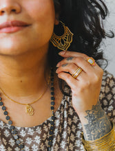 Nirvana Tribal Motif Earrings (Brass)