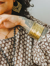 Nirvana Tribal Motif Earrings (Brass)