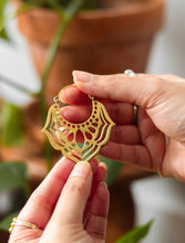 Nirvana Tribal Motif Earrings (Brass)