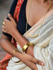 'Riti' Curve Brass Pendant with Chain