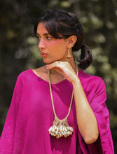 'Rooh' Jute & Cowrie Shells Boho Necklace