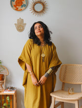 Zubeida Boho Handloom Cotton Kaftan Dress (3 Colors)