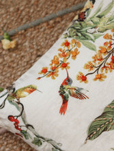 'A Secret Garden' Kantha Hand-Embroidery Cushion Cover