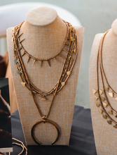 Saher Tribal Layered Necklace (Brass)