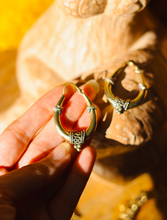 Kala I कला Tribal Hoops (Brass)