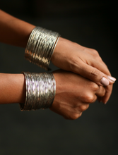 Mira Multi-layered Cuff (Brass Silver)